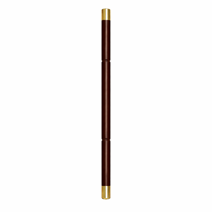 Sheesham Wood Police Baton 23 Inch | Solid Wooden Self Defense Stick with Brass Caps (1 Inch Thick)